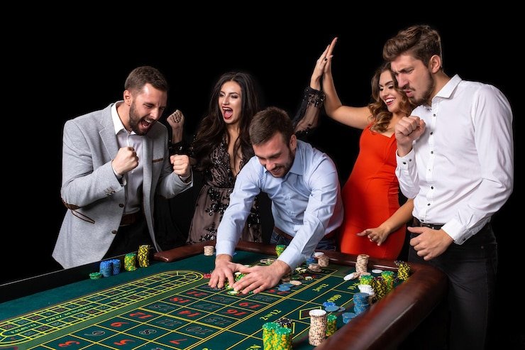 Studio undian togel paris500 dengan papan hasil dan penyiar